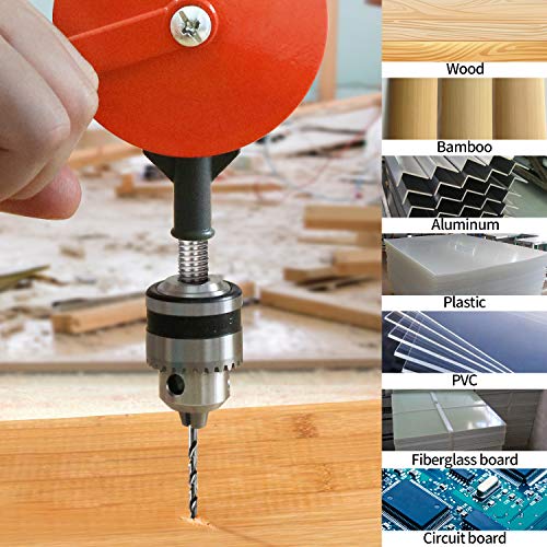 Frylr Hand Drill Speedy Powerful Manual Hand Crank Drill 3/8 inch(0.8MM-1.8MM) With S/S cast 3 Jaw Chucks, ABS Anti Slip Handle