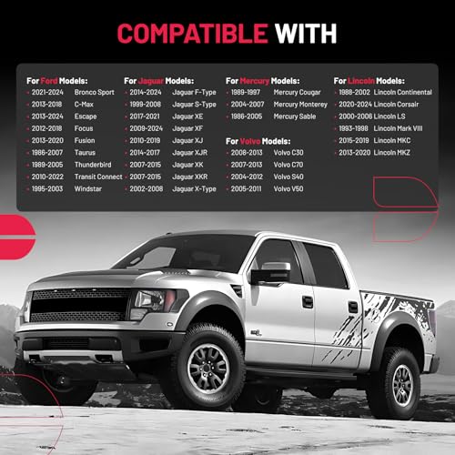Image of BDFHYK 5x108mm Hubcentric Wheel Spacers 20mm 5x4.25 Compatible with Ford Jaguar Lincoln Volvo Mercury Forged 5 Lug Wheel Adapters M12x1.5 & 63.4mm Hub Bore, Set of 2