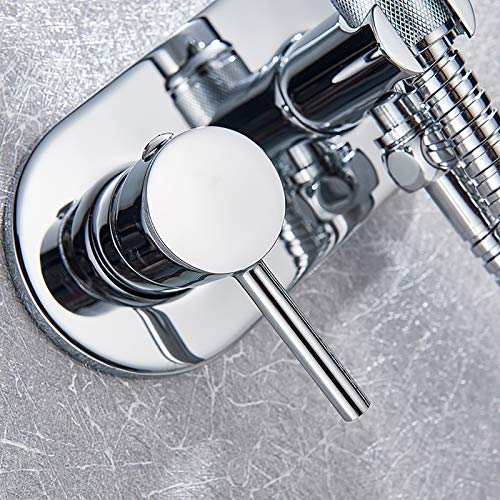 Pulvérisateur de bidet à main haut de gamme en chrome brillant - 6