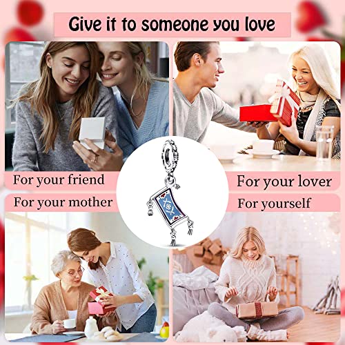 Panwob Jewelry Aladdin Magic Carpet Dangle Charm For Pandora Women Bracelets Necklaces In 925 Sterling Silver,Mother's Day Christmas Valentine's Day Gifts For Girl #TOP6
