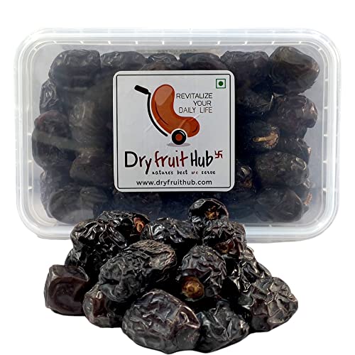 Image of Dry fruit hub Ajwa Dates 1kg | Khajoor | Ajwa dates original | Authentic Madina Dates | Natural, Soft & Sweet | Handpicked, Fresh & Hygienically Packed | Ready to Eat Pack Of 2