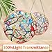 Stained Glass Window Hanging Suncatcher – Hand-Drawn Cardinal & Hummingbird Panel, Round Glass Ornament, Birds on a Branch Nature Decor, Colorful Gift for Bird Lovers, Family, and Friends (6 inch)