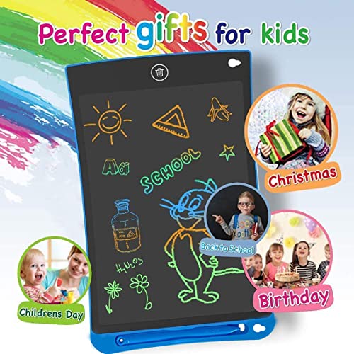 Image of SYGA LCD Writing Pad, 15 inch Kids Doodle & Scribble Boards Erasable Writing Tablet for Kids Adults, Blue
