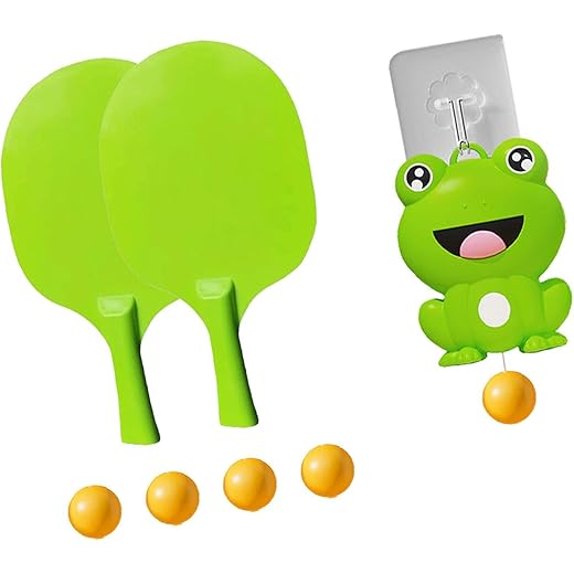 Jazzy Pearls Indoor Frog Table Tennis Set