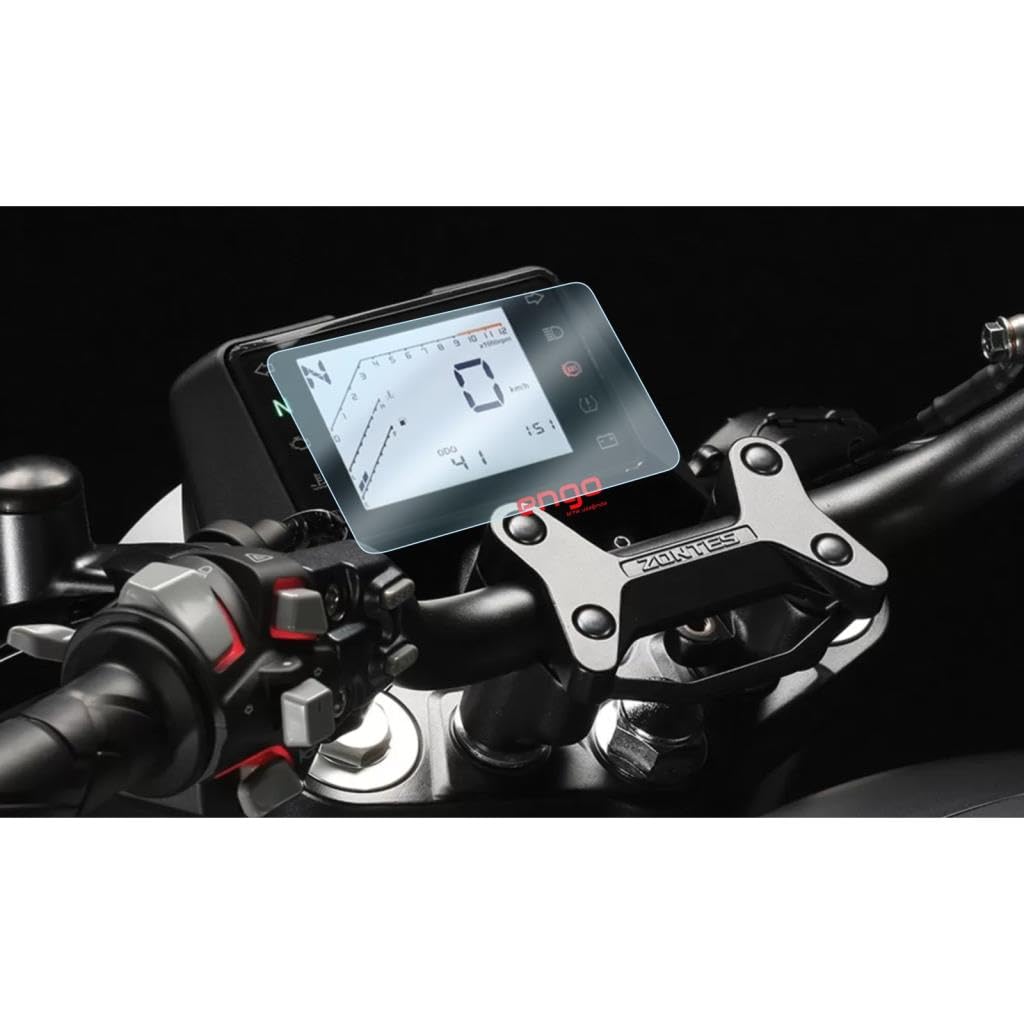 Engo Zontes Zt-350V1 İle Uyumlu Ekran Koruyucu Tft Dijital Gösterge Paneli 9h Nano Esnek Cam Koruma