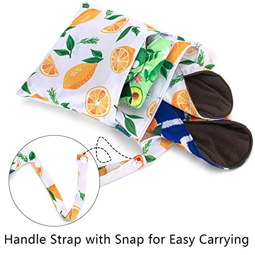 Image of Teamoy Reusable Menstrual Pads, Cloth Sanitary Pad, Panty Liners, Lemon