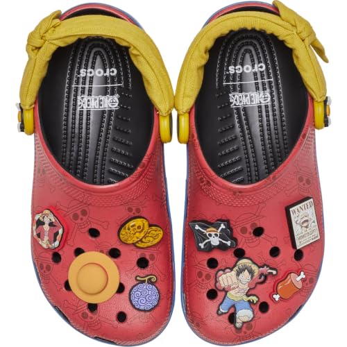 Crocs Unisex-Adult One Piece Classic Clogs Luffy 10 Women/8 Men