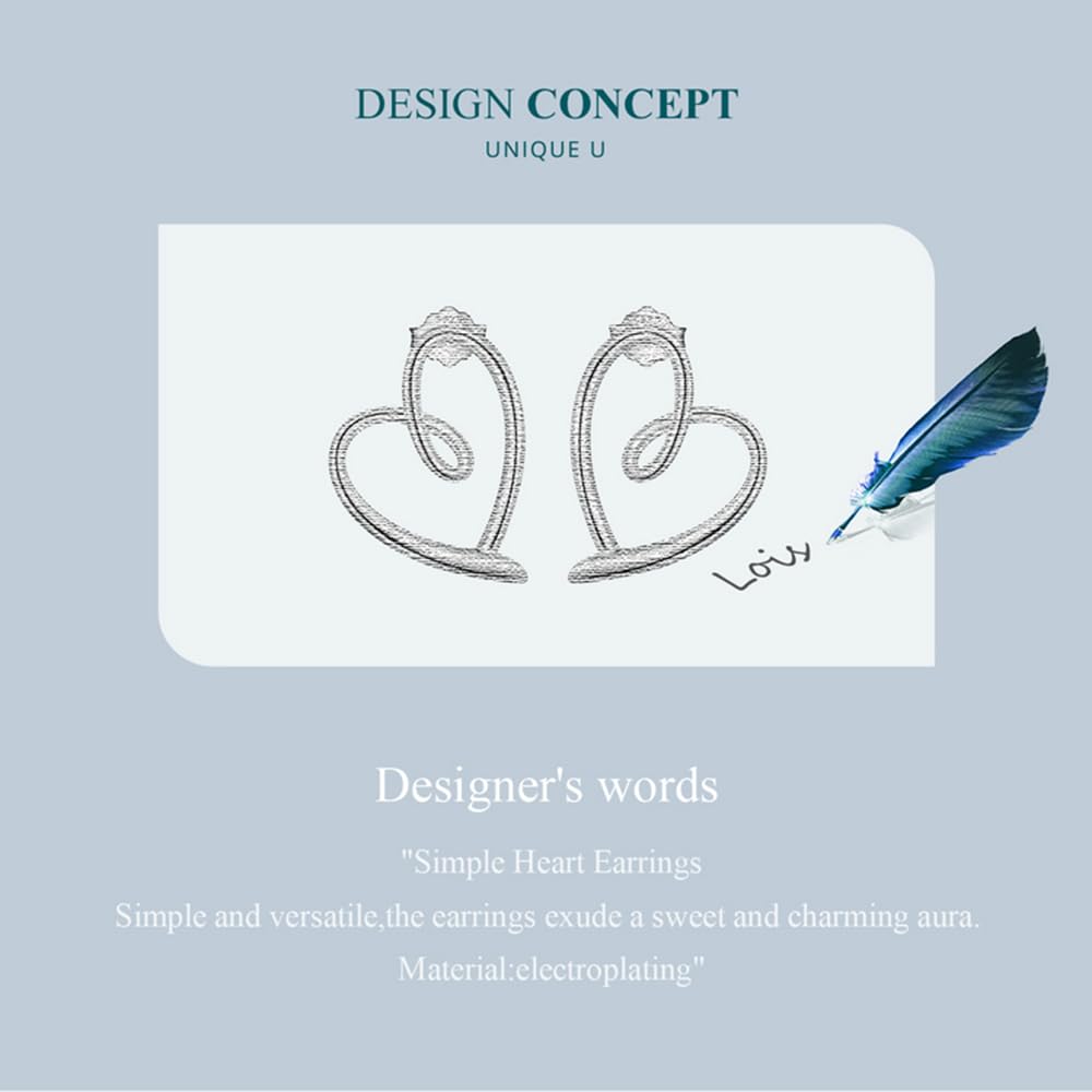 Hohles Herz, minimalistische Ohrstecker aus S925-Sterlingsilber für Frauen und Mädchen, süße Liebe, Huggie-Bolzen, Piercing-Post-Schmuck