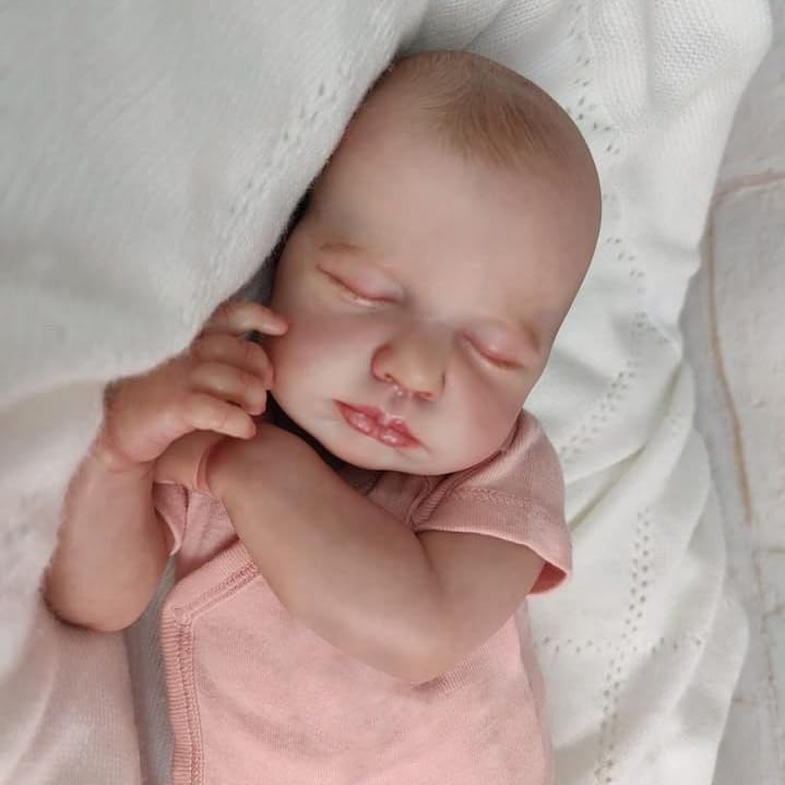 RXDOLL Muñecas Reborn de silicona de vinilo completo, cuerpo anatómicamente correcto, muñeca de bebé recién nacida realista de 20 pulgadas, muñeca