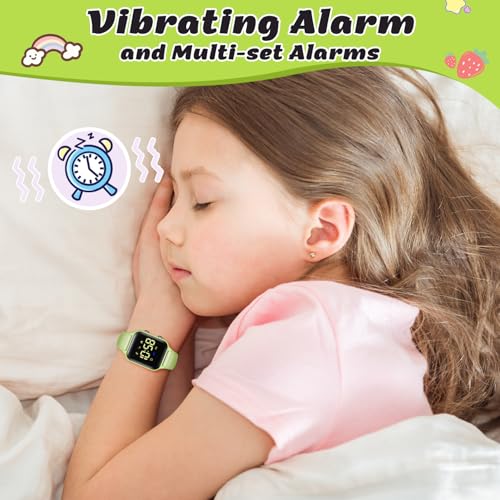 Image of LAVAREDO Kids Digital Watches for Boys Girls,Waterproof Sport Watch with Pedometer Stopwatch Vibration Alarm for Ages 5-13,No App Fitness Tracker Watch for Kids Teens Birthday Gifts
