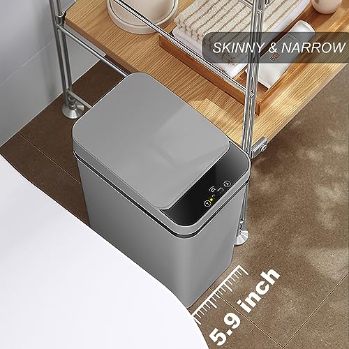 Image of Yatmung 2.5 Gallon Motion Sensor Trash Can - Automatic Trash Can Touchless