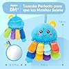 hahaland Juguetes Bebes 0-3 Meses - Pulpo de Peluche Suave con Sonajero, Mordedor, Espejo, Sonidos - Tummy Time Montessori para Bebe 0 a 6 12 Meses #1