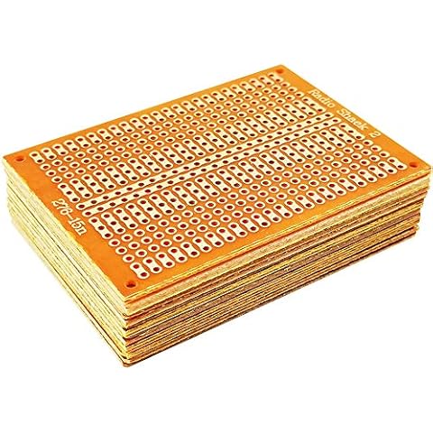 YUNGUI 15 Pieces 5X7cm 1-2-3 Joint Strip DIY Soldering PCB Protoboard Circuit Board Stripboard for Electronic Project and Electronic Experiment Cover