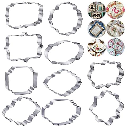 Plaque Frame Cookie Cutters Set Cover