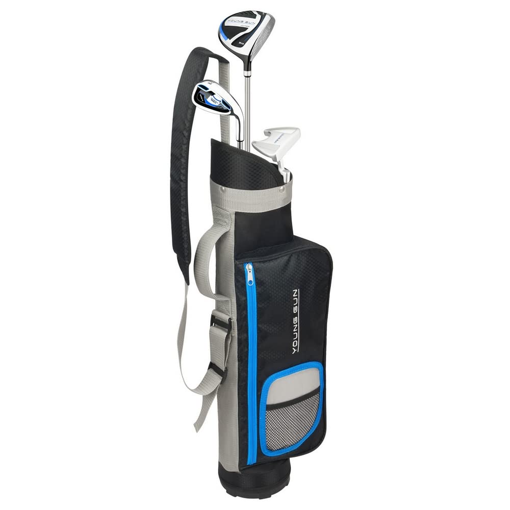 Young Gun ZAAP EAGLE BLUE Junior golf club Youth Left Hand Set & bag for kids, Left Hand, Ages 6-8