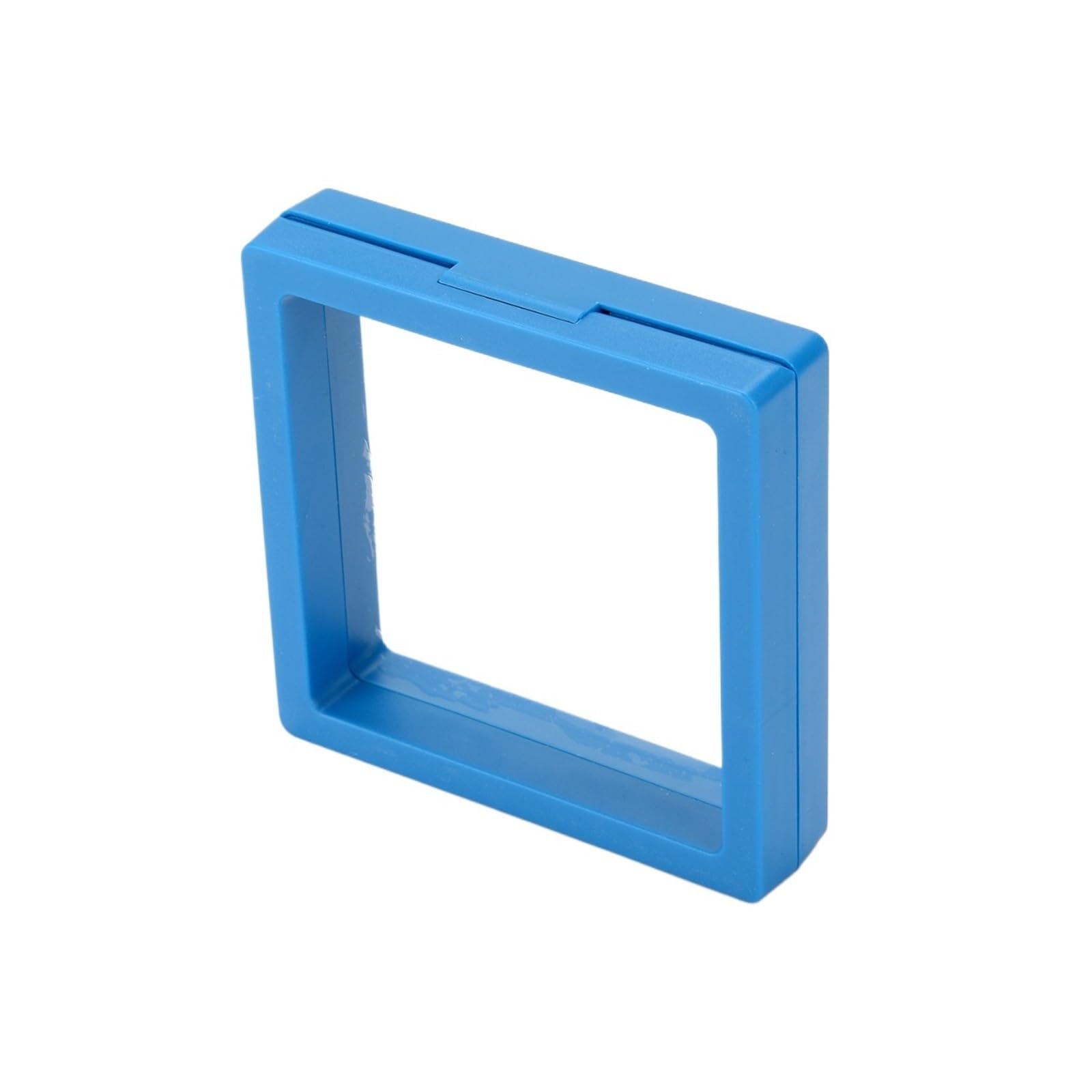 20pcs Colorful Travel PE Film Jewelry Storage Box Set Rings Bracelet Coin Gems Organizer 3D Floating Frame Dustproof Exhibition Decor For Earring Necklace Bracelet(Blue,7cm)