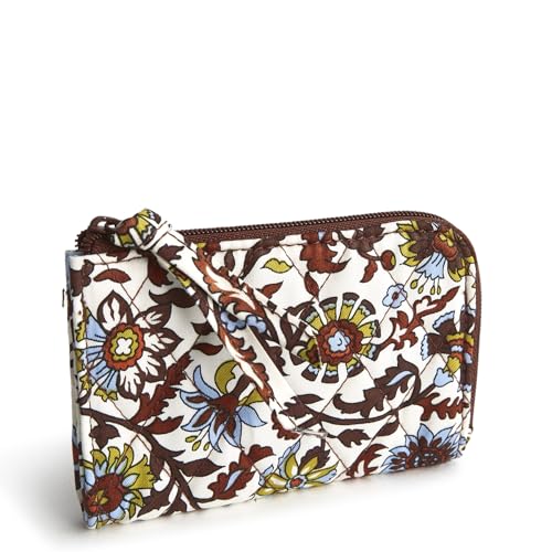 Image of Vera Bradley Women's Premium Cotton Zip Card Pouch