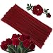 ZXIIXZ Pipe Cleaners, 100Pcs Creative Crafting Pipe Cleaners Supplies for Flowers Making, Chenille Stems Supplies for DIY Hand Crafts, Bouquet Festivals Home Decorations/Wine Red