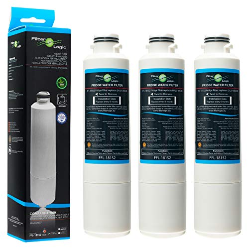 FilterLogic FFL-181S2 | 3x Filtre à eau compatible avec Samsung DA29-00020B, HAF-CIN/EXP, HAF-CIN, HAFCIN DA97-08006A-E cartouche frigo réfrigérateur