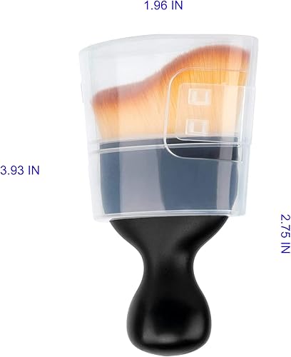 Miniatura 2 de Vingtank Paquete de 4 cepillos suaves de limpieza interior de automóvil, cepillo de belleza interior de automóvil, cepillo de polvo interior de