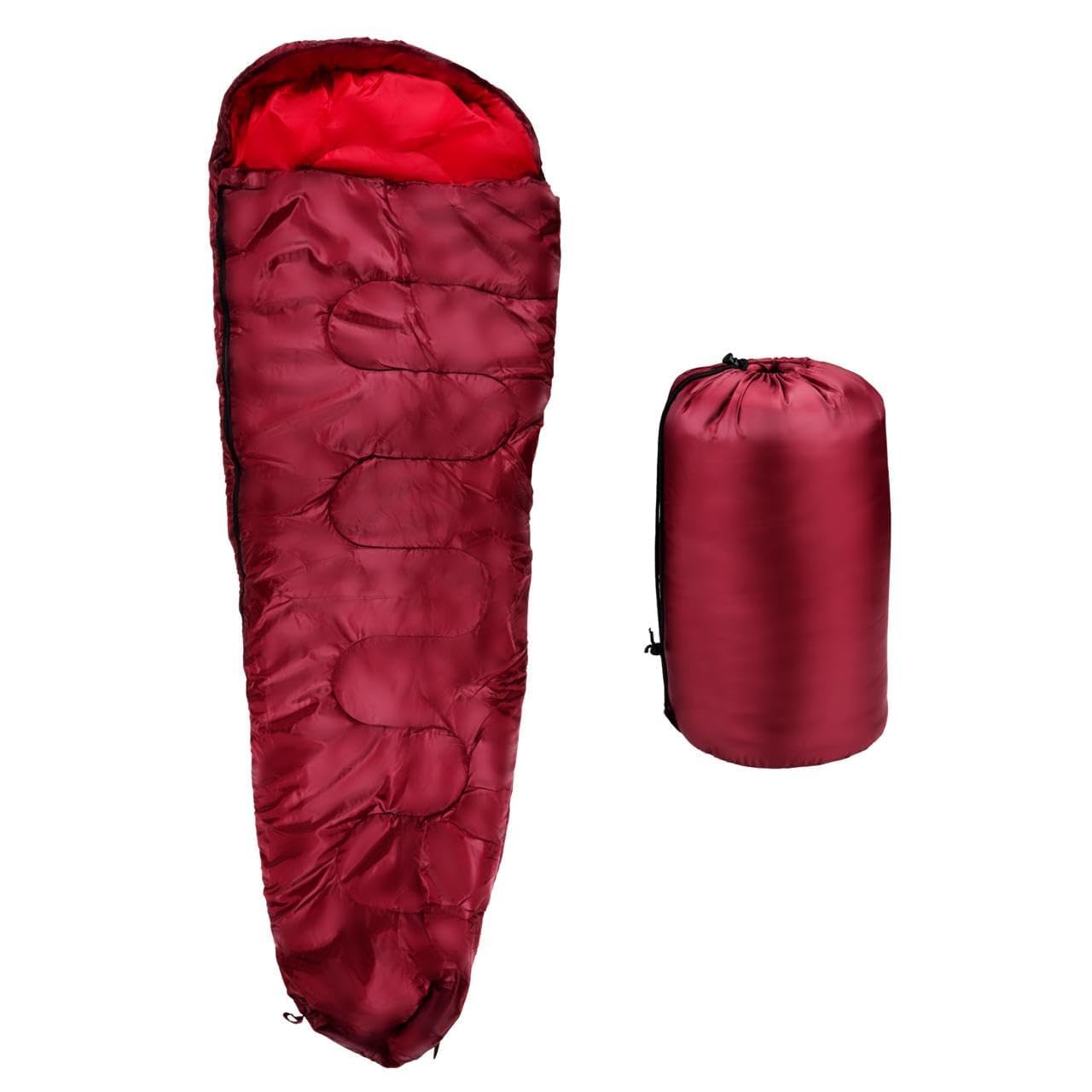 Camp Active Mummy Schlafsack - Sommerschlafsack für 5°C bis 10°C - EIN-Personen Schlafsack Erwaschene - für Festivals, Wandern und Camping