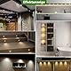 Einbaustrahler LED 1W, mini led Spot,led einbaustrahler 12V Lochmaß 15-18mm,Deckenspots IP65 Einbauspots Warmweiß,Led spot für Carport Badezimmer Küche,mit 230V Trafo,15er set (Silber Warmweiß 3000k)