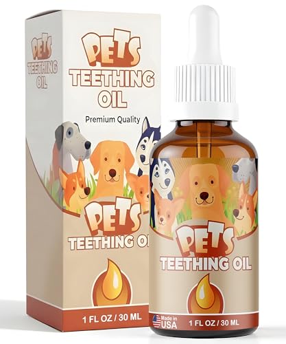 Punkin Butt for Pets Puppy Teething Oil to Stop Chewing and Relieve Discomfort | All Natural, Organic, Safe for Dogs, Chemical-Free (1 oz)