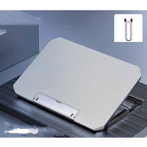 Base Refrigerante para Laptop con Ventiladores Dobles y Puerto USB miniatura 6