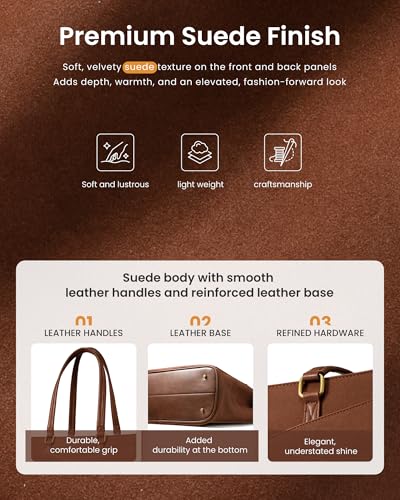 Image of Laptop Tote Bag for Women 15.6 Inch Waterproof Leather Computer Laptop Bag Women Business Office Work Bag Briefcase Large Travel Handbag Shoulder Bag