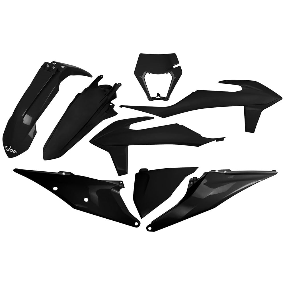 UFO PLAST Plastik-Kit Schwarz KTM EXC-F 500 2020-2023