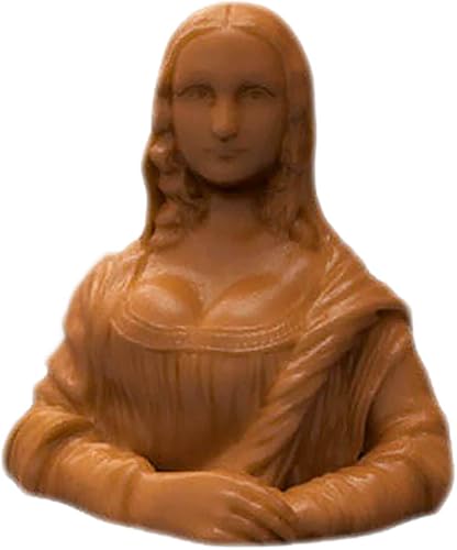 Grainrain Moldes de vela 3D para jabón de silicona para pilar, moldes de cera artesanales hechos a mano de Mona Lisa (F18-D44)