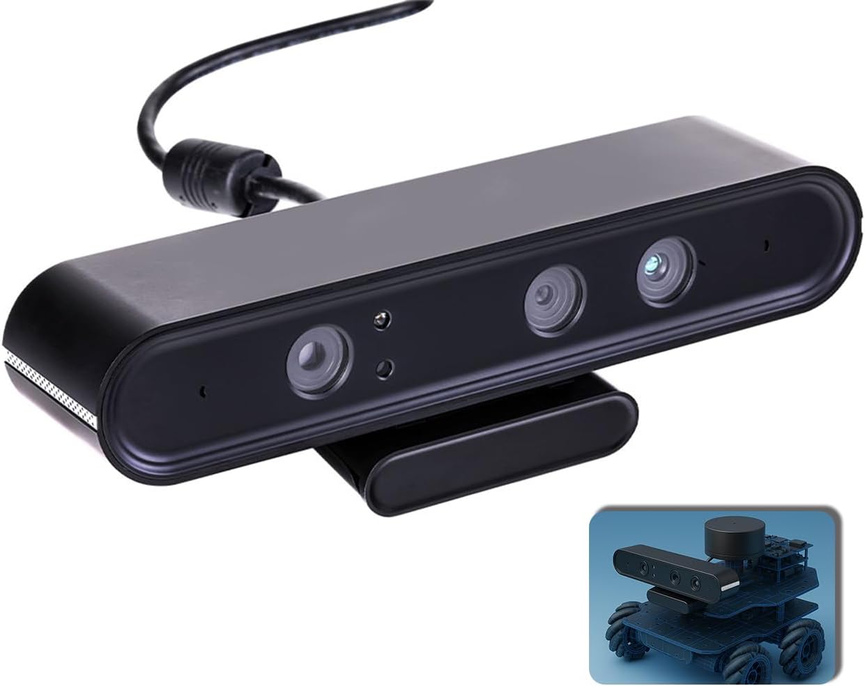 Astra Pro 3D Depth Camera Indoor ±3mm Accuracy, 8m Max Range, Multi-Camera Sync, ROS1/2 Robot Part for Robotics Research, AI Vision, SLAM, 3D Scanning