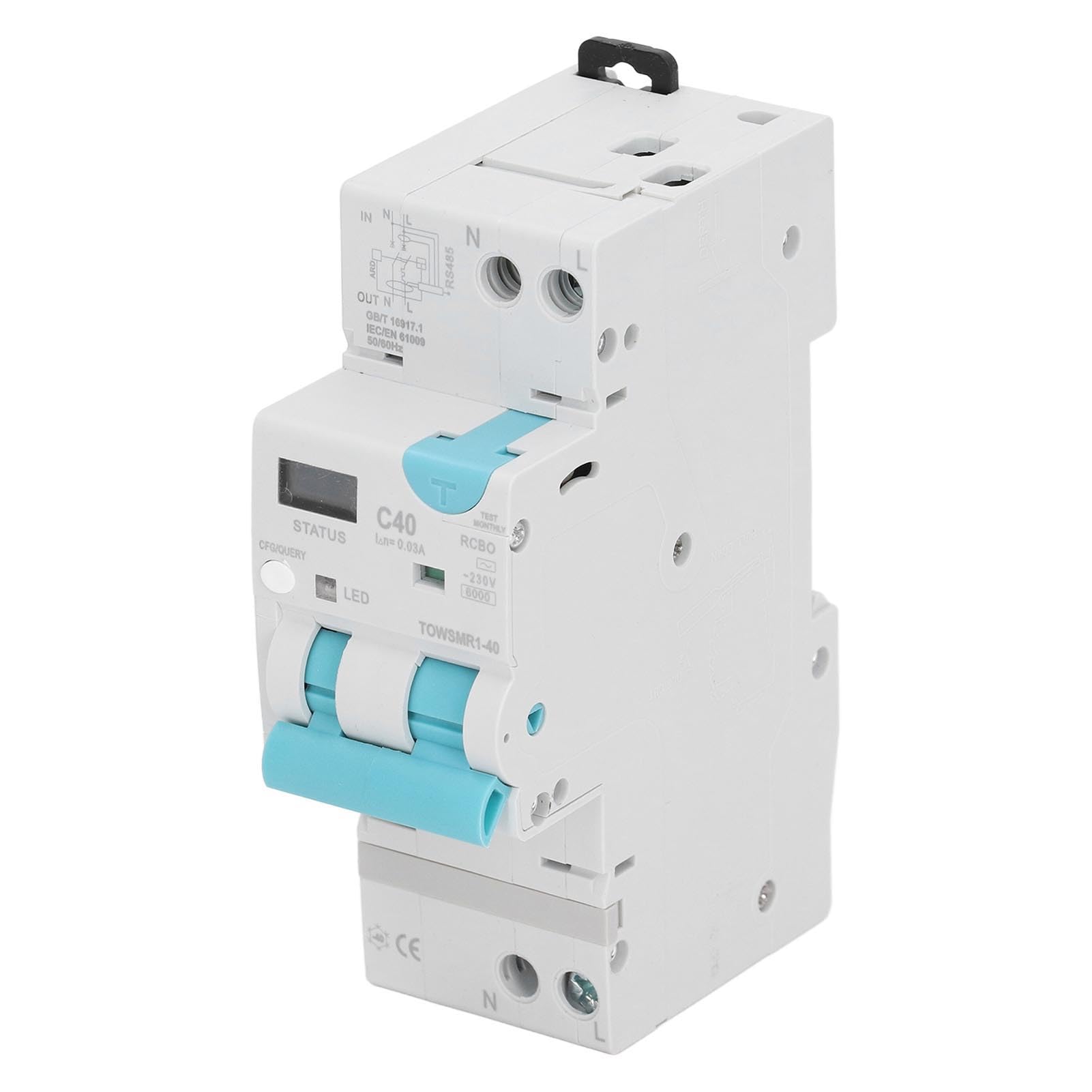 Interruttore di trasmissione Smart Intertorario WiFi Indicatore LED Interigionatore Intelligent Circuit 145-295V