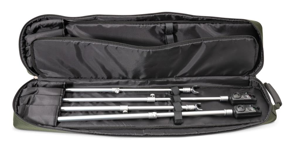 Sänger Top Tackle Systems Anaconda Stick Provider Bankstick-Tasche, 90x24x8 cm, Wasserabweisendes 600D Polyester, 2 Hauptfächer mit Trennwand, für 8 Banksticks und Bissanzeiger, Gummierter Tragegriff