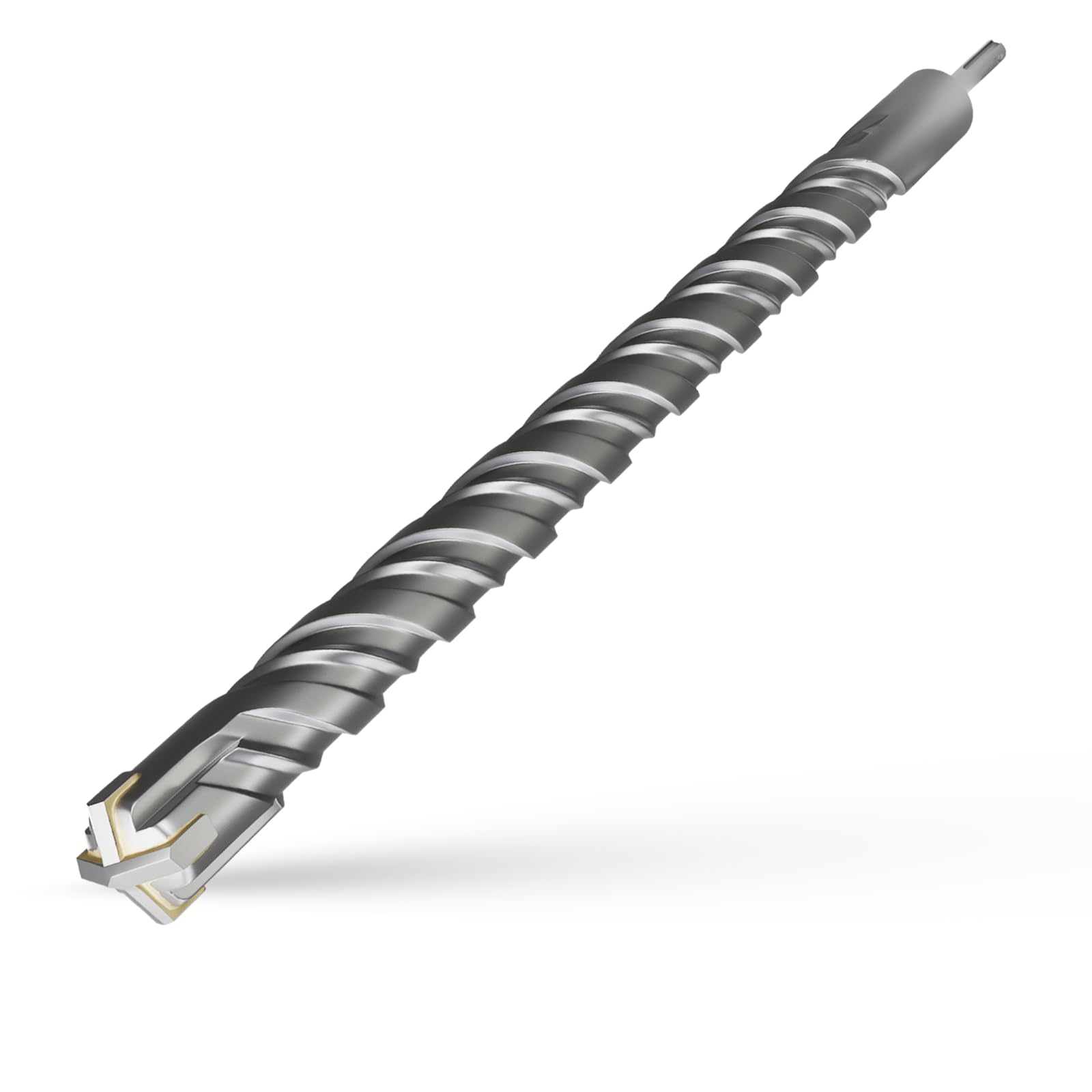 CATITO Punta per trapano a percussione rotante SDS Plus, 3,8 x 46 cm, professionale, per muratura, per mattoni, muri di cemento e calcestruzzo