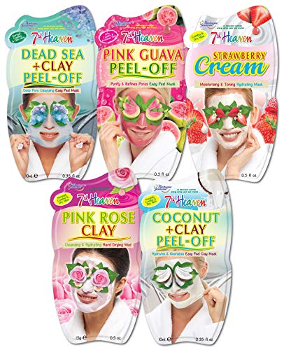 7th Heaven Face Masks Set, Pack of 5