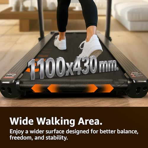 Image of Maxpro Dynamiq 5.5 Hp Peak BLDC Motor |18km /h Speed |15 Level Motorized Incline |130Kg User Weight |Auto Lubrication | Auto Incline Hydraulic Foldable Treadmill for Home use