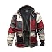 Produktbild SHOPOHOLIC FASHION Herren Winter Patch Wolle Hippie Jacke, Mehrfarbig, XL