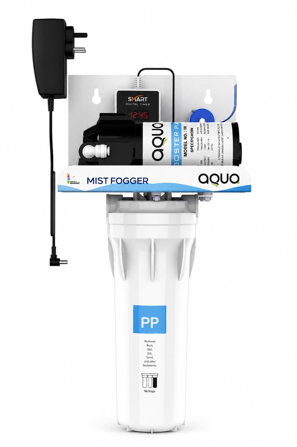 Aqua Premium Fogger Kit with 10 nozzles for Dairy Farms, Restaurants, Cafes and Outdoor Spaces Misting-image-6