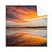 Sunrise Ocean Sky Cloud Reflection Cleaning Cloth Phone Screen Glasses Cleaner 5pcs