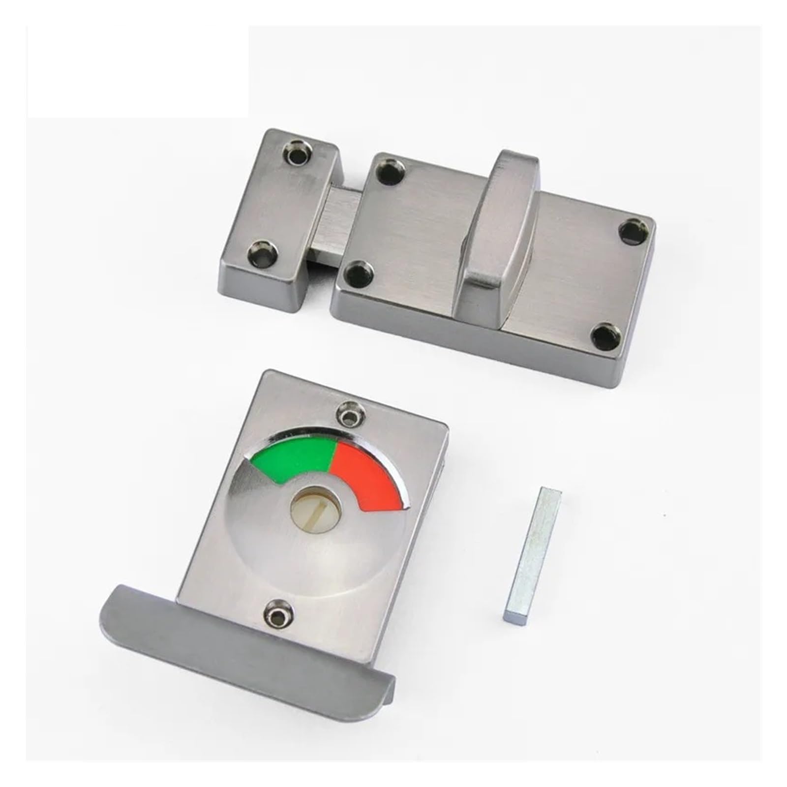 Bojhgo One Color Free Shipping 304 Stainless Steel Public Bathroom Lock Partition Indication Indicator With Handle