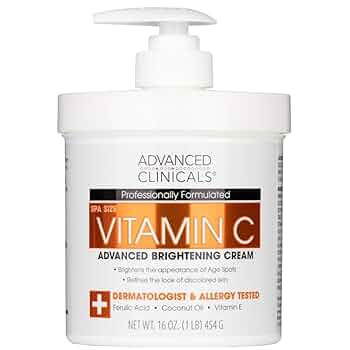 Amazon | 【日本公式】 Advanced Clinicals ビタミンC クリーム
