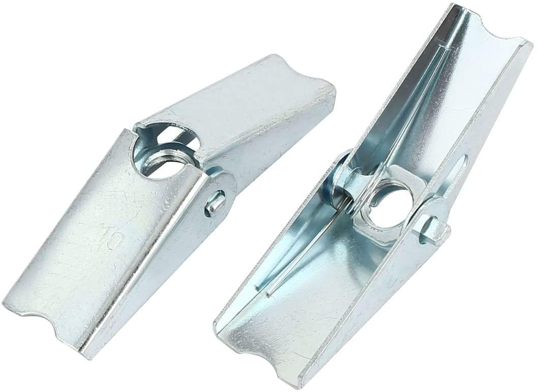 XYWHPGV Filettatura femmina diametro M10 Caricato a molla Ancoraggio a parete cava Toggle Dado ad alette 5 pezzi(1be33 1bd53 e7384 36b72 6ee12 3bcad