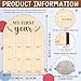 My First Year Milestone Photo Board, Baby Milestone Signs, 12 Months Wooden Picture Frame, Nursery Gender Neutral Gifts for Girl Boy, Best Gifts for 1st Birthday Baby Shower Decorations-A04
