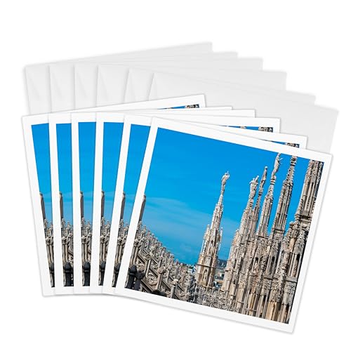 3dRose Greeting Cards - Milan, Italy - 6 Pack - Cities Of The World