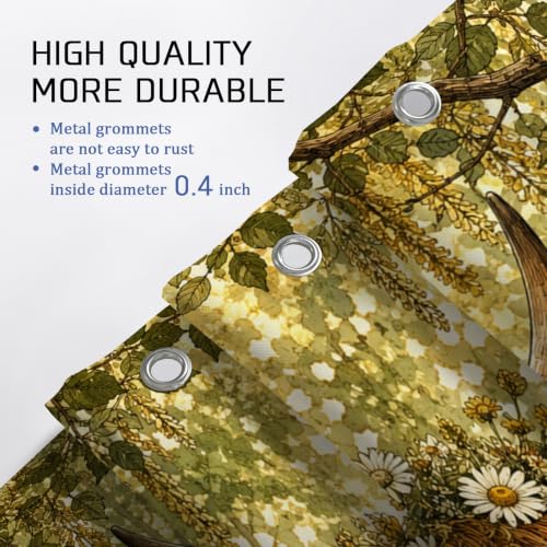 Rideau de douche extra large 274x183 cm en polyester imperméable vert - 8