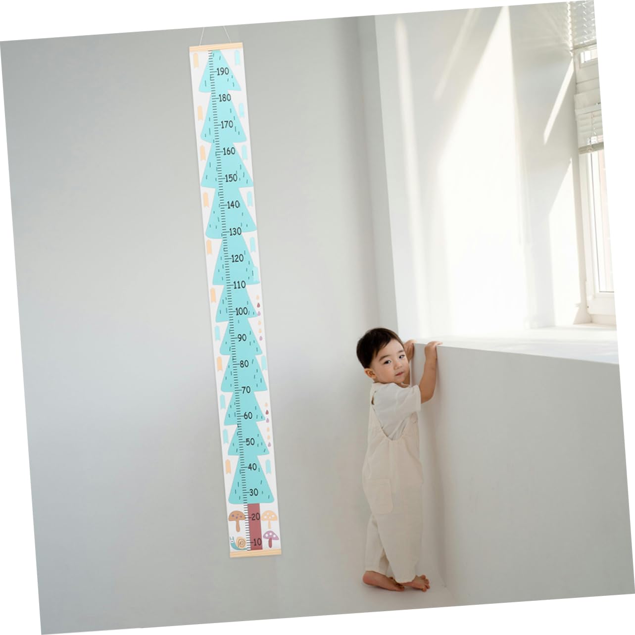 Abaodam 2pezzi Tabella di Crescita per Bambini da Parete Misuratore di Altezza Righello per Altezza Decorazione da Parete per Cameretta