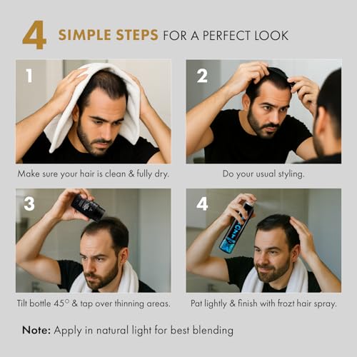 Image of UrbanGabru Hair Building Fiber (12GM) & Frozt Hair Spray for Strong Hold (250 ML)