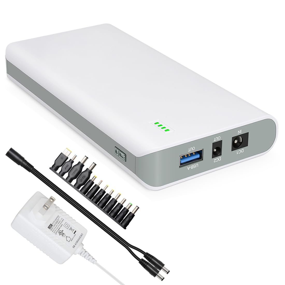 Talentcell Lithium ion Battery Pack NB7101, Rechargeable 17500mAh 64.75Wh Li-ion Power Bank with DC 24/19/5V Output for Laptop, Notebook, Smartphone, Camera and More