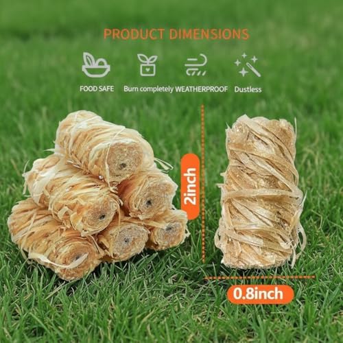 Fire Starters,72 Pcs,Fire Starter for Campfire,Grill,Fireplace - Image 2